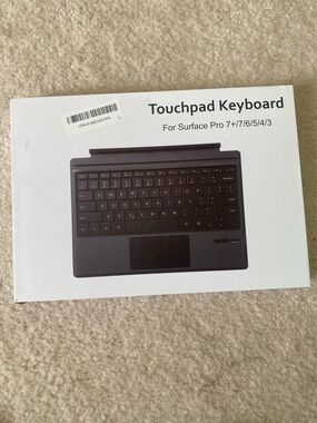 Touchpad Keyboard for Surface Pro 7+/7/6/5/4/3 - Black
